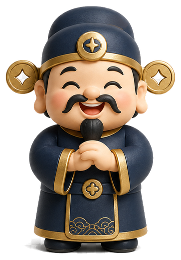 弈彩财神公仔